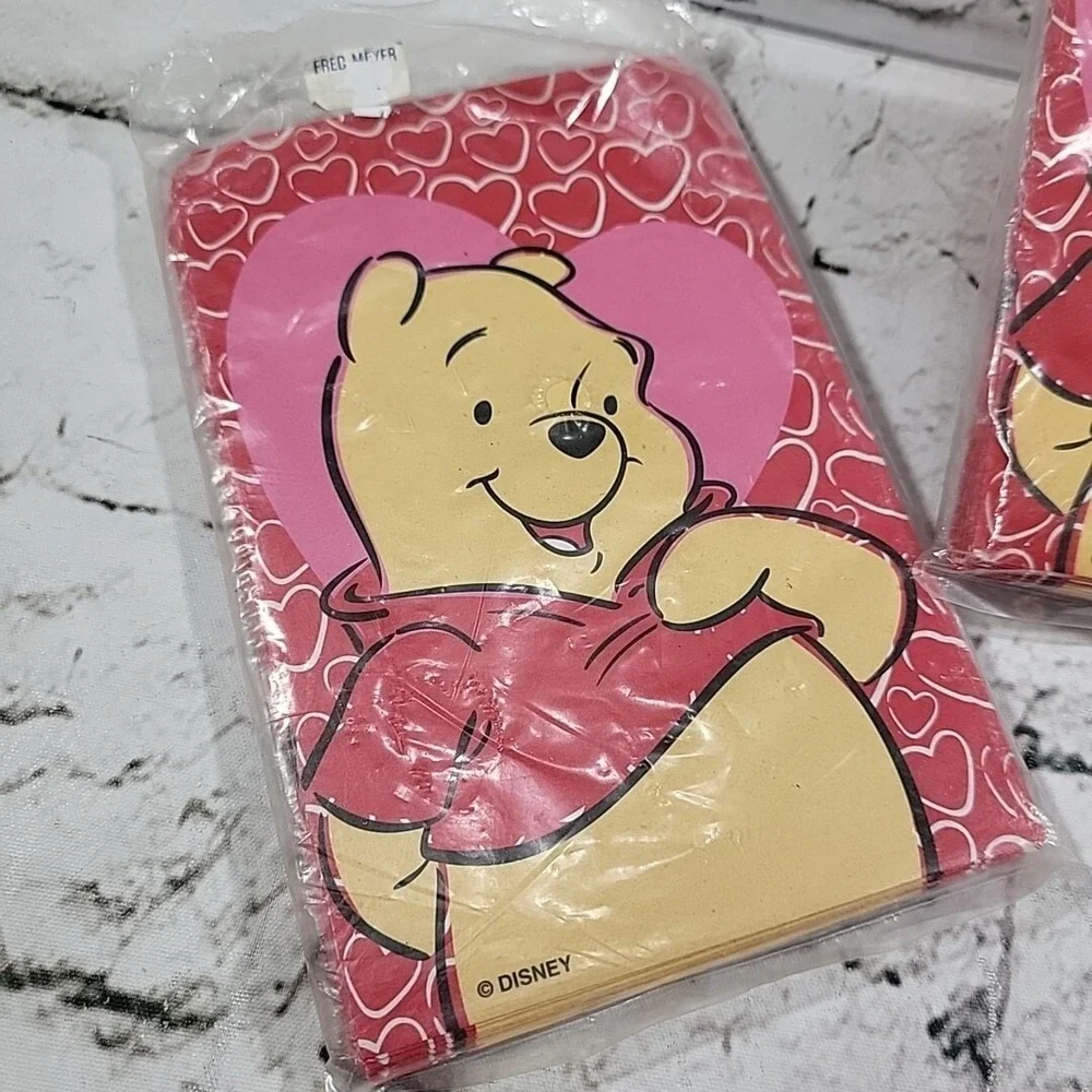 Vintage Winnie The Pooh Treat Sacks 2 Packages One New one Open Partial